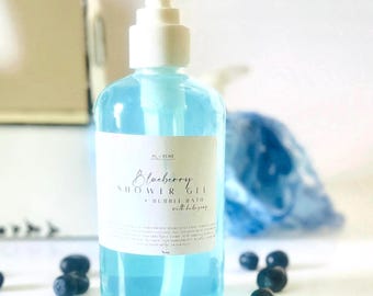 Blueberry Body Wash: Natürliches feuchtigkeitsspendendes Duschgel & Schaumbad