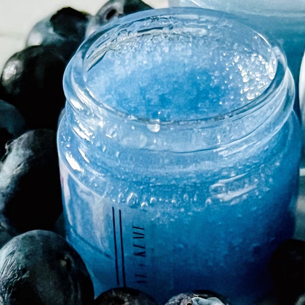 Blueberry Lip Scrub | Blueberry Sugar Scrub | Blueberry Lip Polish