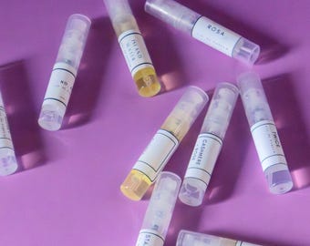 Handcrafted Perfume Sample Set: Vegan Travel Size Fragrance Discovery Kit