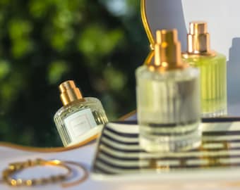 Perfume de miel y lavanda, aceite en roll-on o bruma perfumada para cabello y cuerpo - Vegano