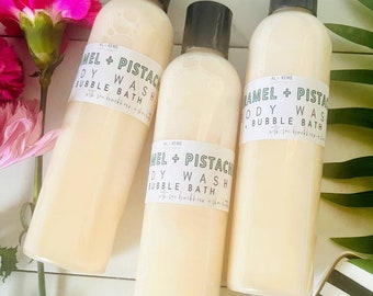 Caramel Pistachio Body Wash | Hand Soap | Shower Gel | Liquid Soap