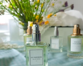 Le Fleuriste Perfume: Gardenia and Fresh Laundry Scent - Spring Floral Fragrance