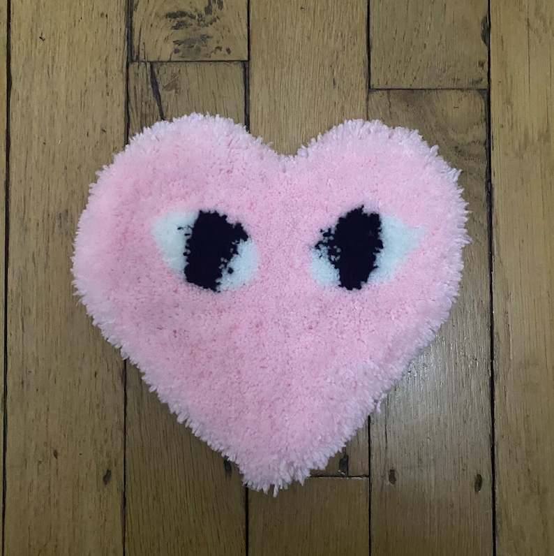 cdg pink heart