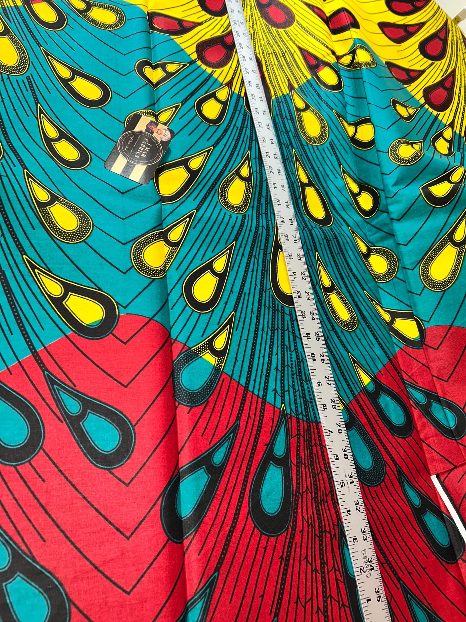 Red, Gold, Black & Green Ankara - Etsy