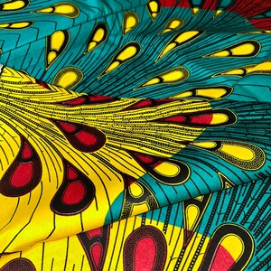 Red, Gold, Black & Green Ankara - Etsy