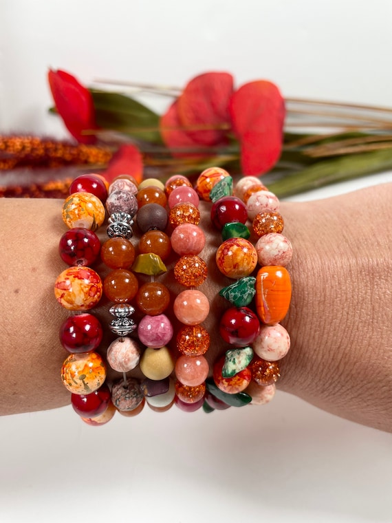 Multi Semi Precious Stone Stone Bracelet – Sudha Benefit Sale