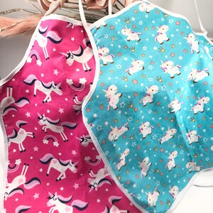 Unicorn Apron / Girl Apron / kids unicorn Aprons / child Apron / handmade Aprons / toddler Apron / gift for her / unicorn gifts ideas