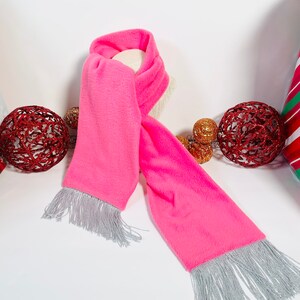 Women winter Scarves / handmade fleece scarves / ladies winter scarves / Kids scarves / Fleece scarves /  red Scarves / winter accessories
