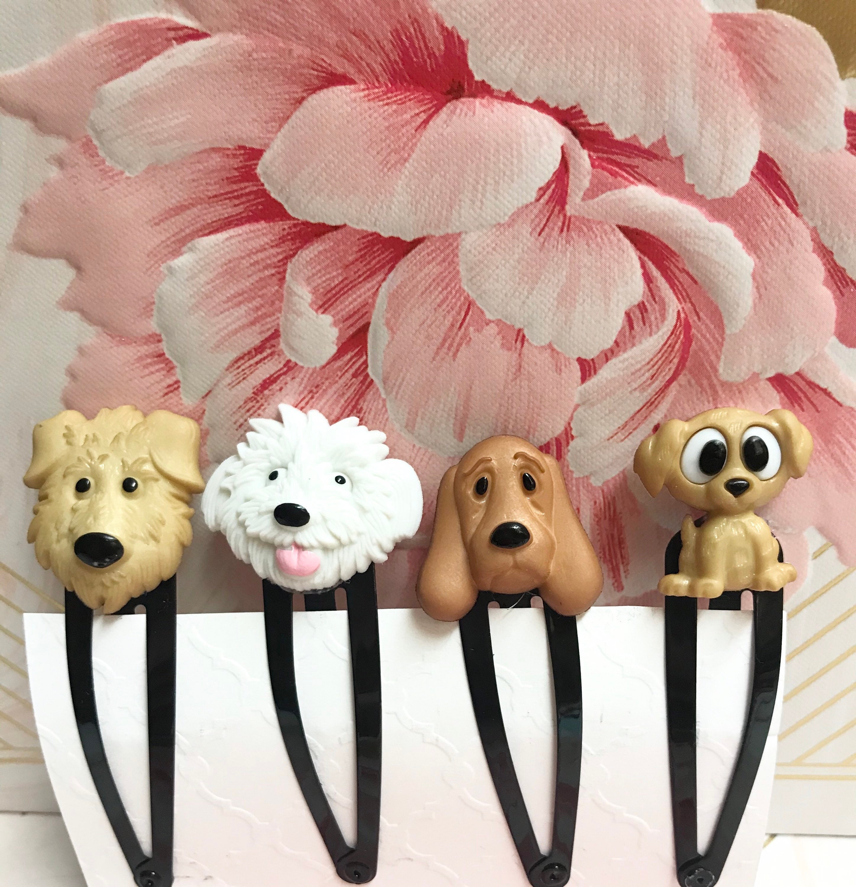 Girls Hair Clips / 4 Pcs Pet Hair Clips / Spring Hair Clips / Etsy UK