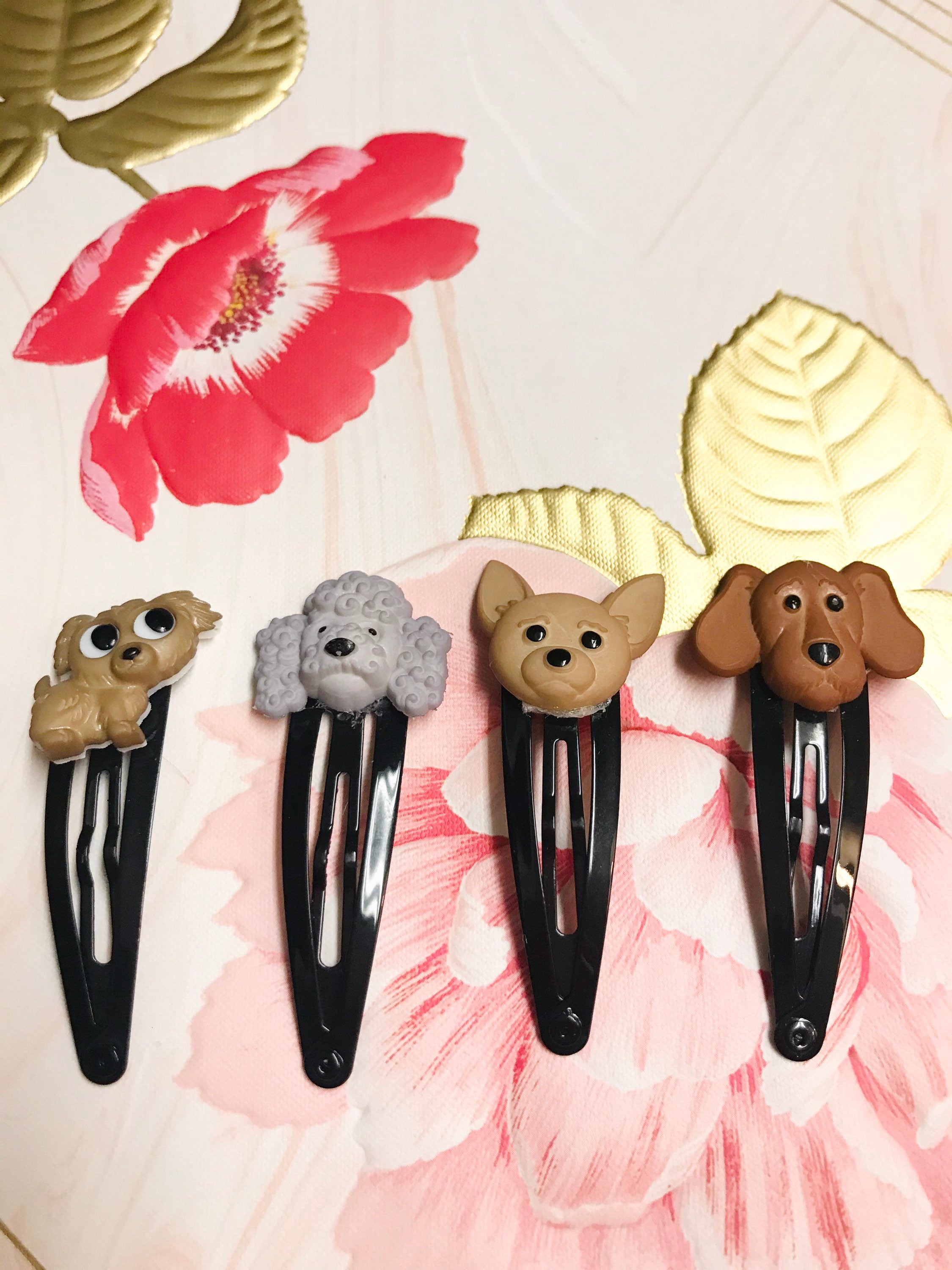 Girls Hair Clips / 4 Pcs Pet Hair Clips / Spring Hair Clips / Etsy UK