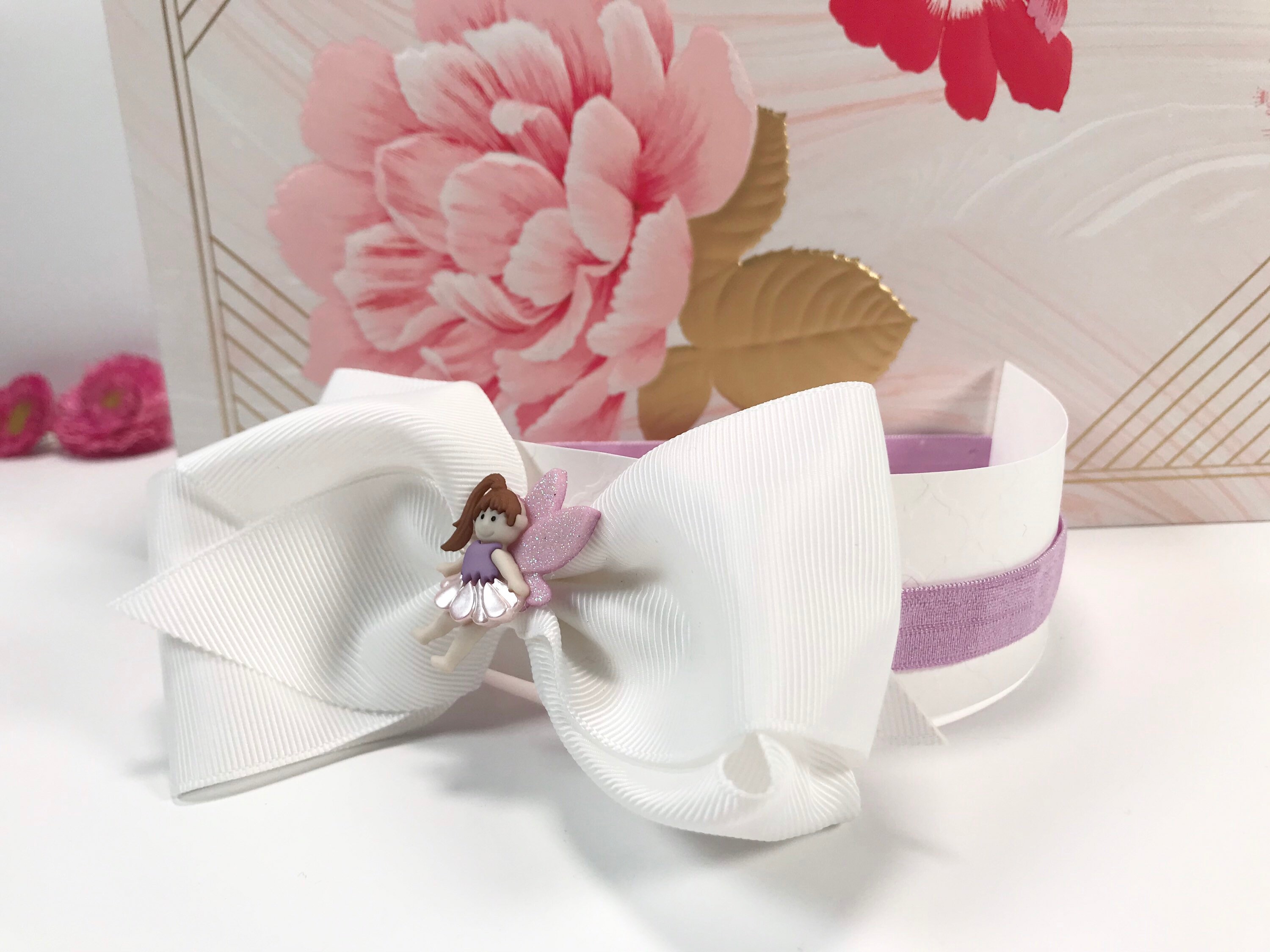 Baby Mädchen Stirnbänder Weiß - Weiche Spitzen-Haarbänder Für Neugeborene