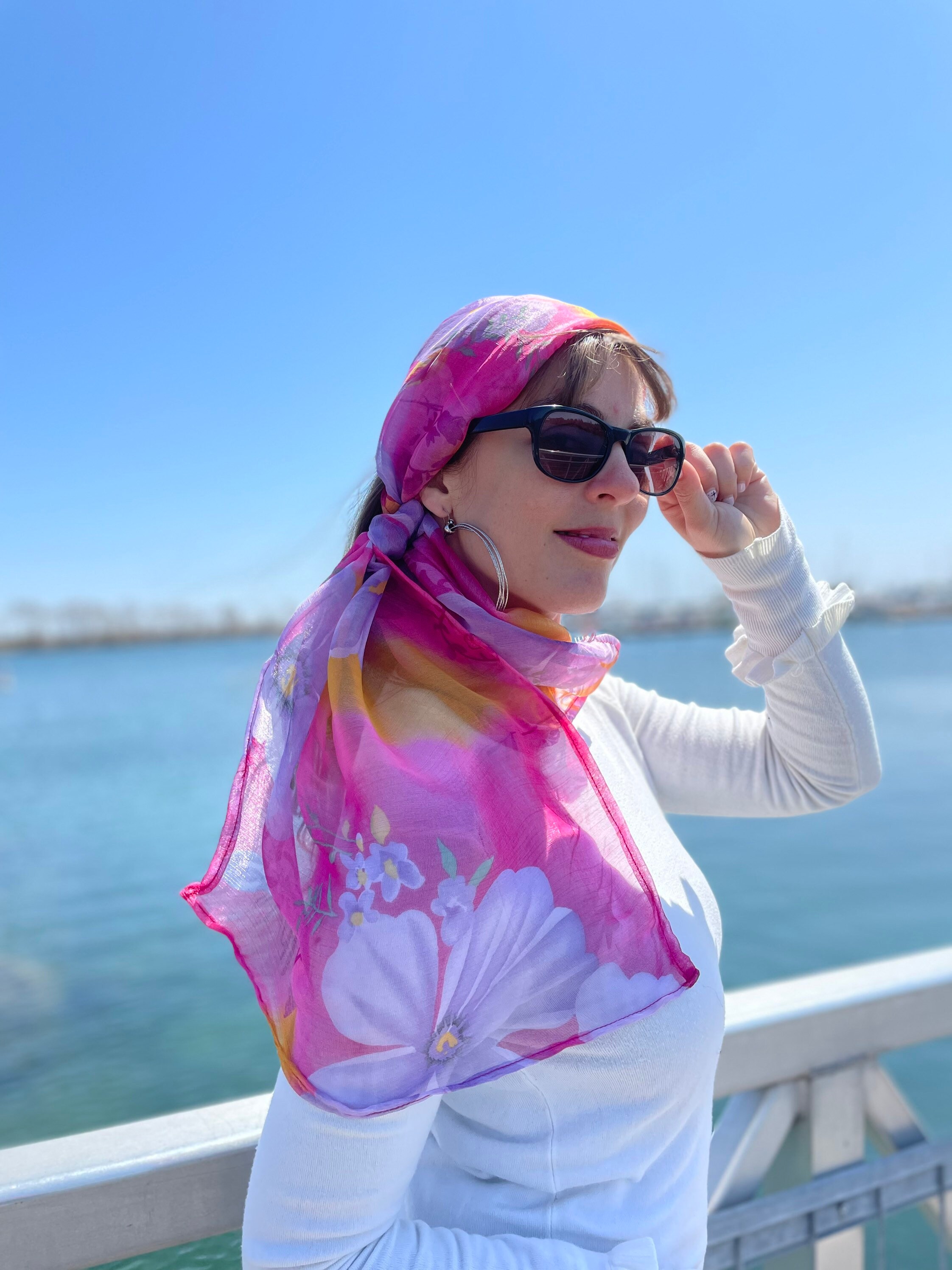 bufanda a palitos para mujer