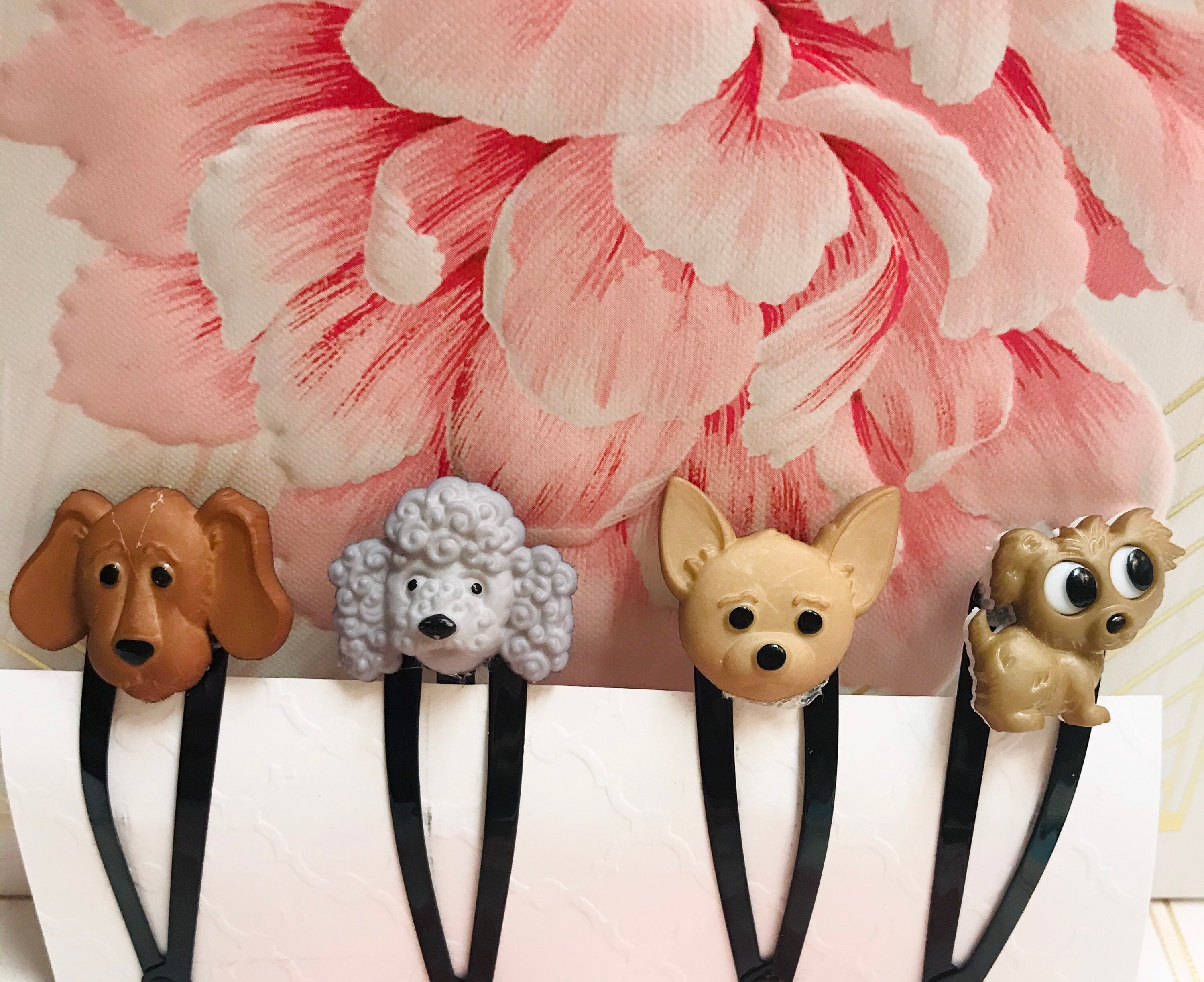 Girls Hair Clips / 4 Pcs Pet Hair Clips / Spring Hair Clips / Etsy UK