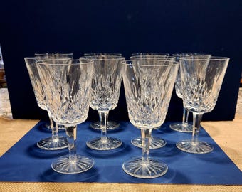 10 copas de vino Waterford Lismore