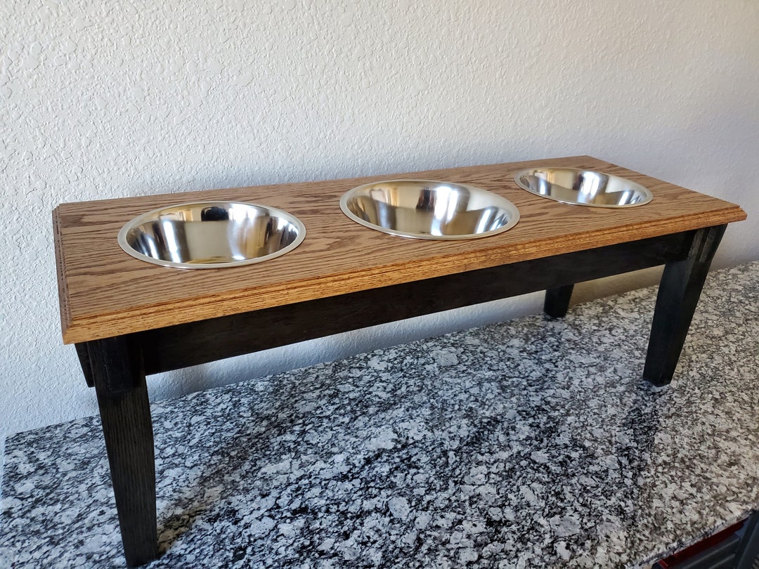 Handmade Pet Feeding Stand Etsy