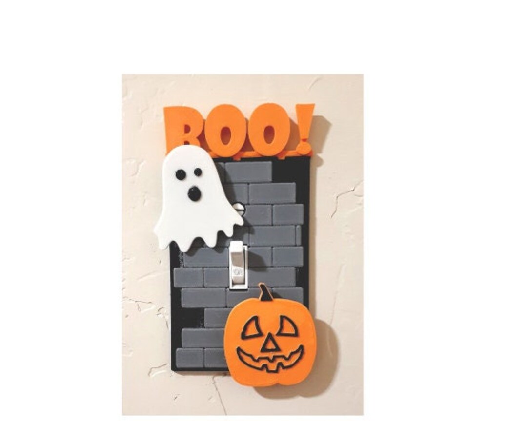 Halloween Light Switch Cover Customizable Name or Saying Kids Etsy