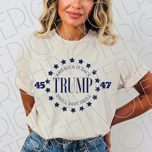 Drill Baby Drill Trump PNG, America is Back 45 47 Donald J Trump Supporter sublimatiebestand, Republikeinse trotse conservatieve digitale download