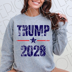 Trump 2028 PNG, Trump Minimalista Aflito para Download Instantâneo, Trump Engraçado para Download Digital de 4 de Julho, Clipart Patriótico de Trump Aflito