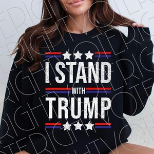 Trump png, verdrietig ik sta met Trump-sublimatiebestand, Trump 2024 digitale download clipart, patriottische president Trump 2024 shirt png