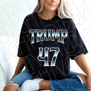 Camiseta pirata Trump 47 PNG, camiseta retro de la banda negra Trump de los años 90 PNG para estadounidenses patrióticos, camiseta pirata de rap Trump, descarga digital por sublimación