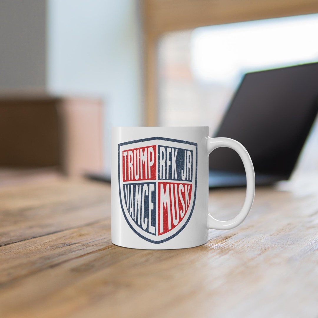 Unity Team Trump Mug, Trump RFK Jr Vance Musk to Save Our Republic and ...
