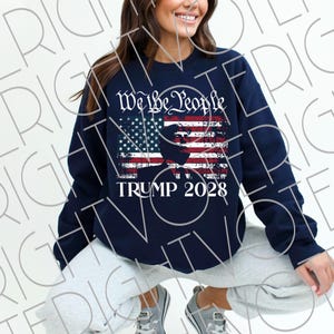 Trump 2028 PNG, Nós, o Povo, Estamos com Trump, Download Instantâneo, Engraçado Trump 4 de Julho, Download Digital, Clipart Patriótico de Trump Angustiado