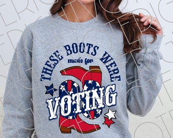 Voting PNG, Western Cowgirl Republican Proud Conservative Png, Digital Download