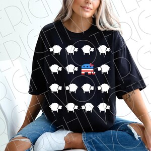 Republican Elephant PNG: Conservative Patriotic Shirt Design (Digital Download