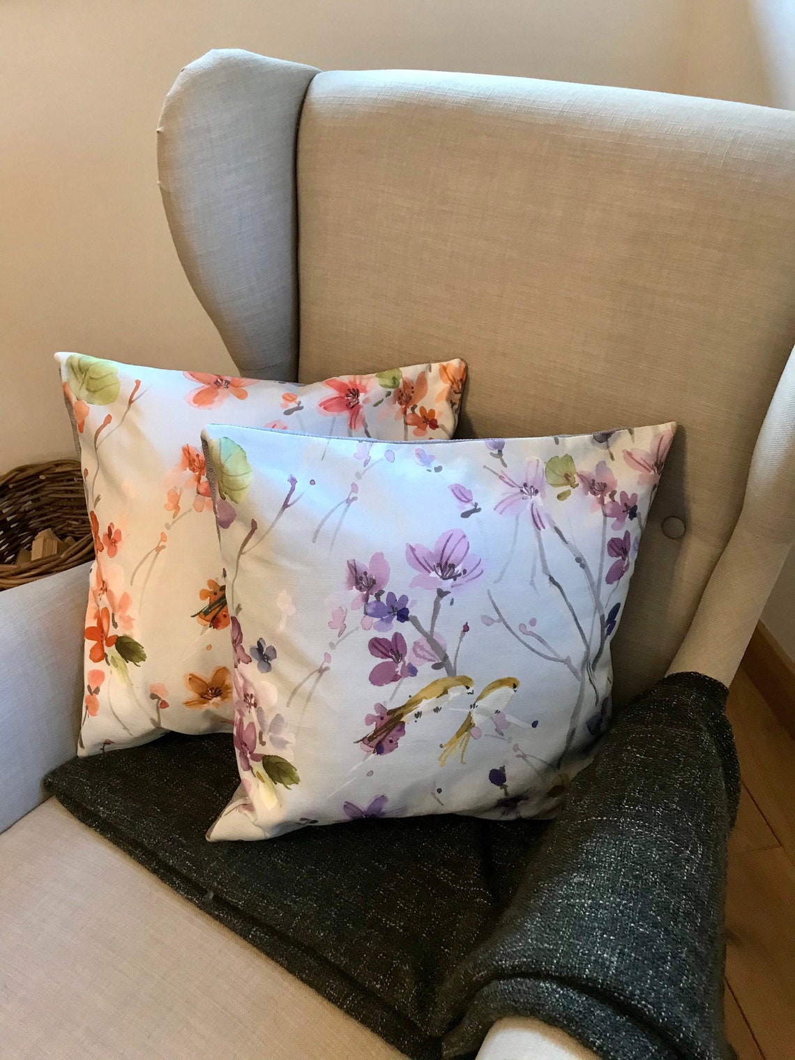 46x46cm Voyage Cushion Cover Etsy UK