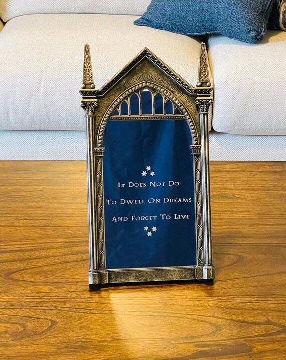 Mirror Of Erised Quote Delicately Frosted Quote On Mirror Of Erised | Etsy