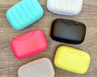 Travel Soap Bar Case, Portable Soap Dish, Soap Box Holder, Soap Container, For Camping, Gym, Hiking, Travel, Vacation, Multicolor