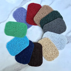 Soap Saver, Eco-Friendly Soap Dish, BPA Free, Draining Dish, Bio-Plastic, Self Draining, Soap Accessories, Soap Pad, Spa Gift, Favor