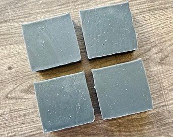 Charcoal Soap Bar, Activated Charcoal, Handmade Artisan All Natural Vegan, Moisturizing, Coconut Lemongrass Scented, Gift for Him and Her