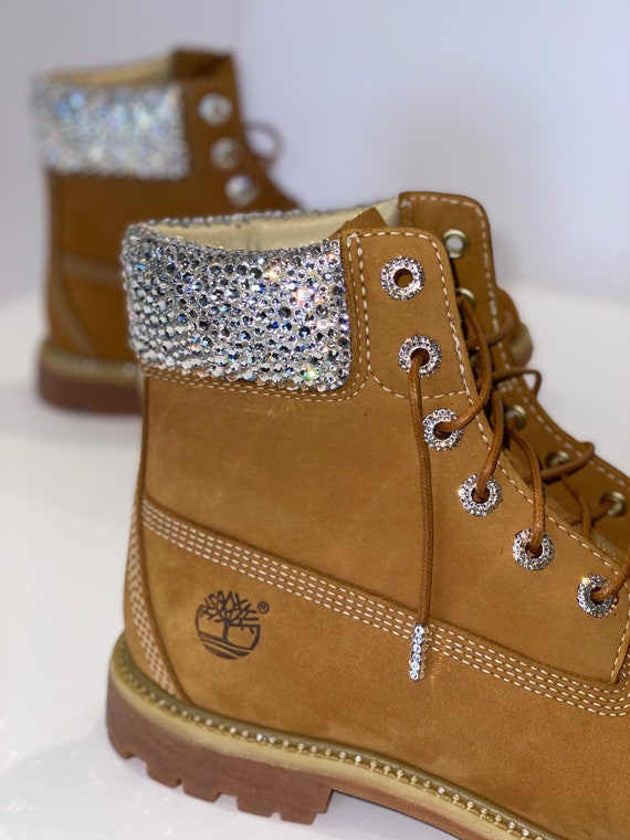 Pakistán Sencillez damnificados Buy Crystal Timberland Boots Online in India - Etsy