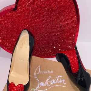 Custom crystallization of your Christian Louboutin RED soles image 3