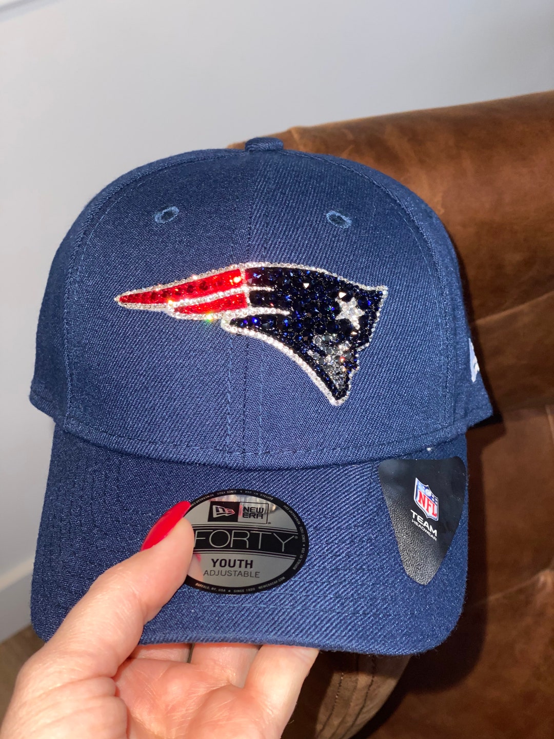 Swarovski New England Patriots Hat - Etsy display picture 1