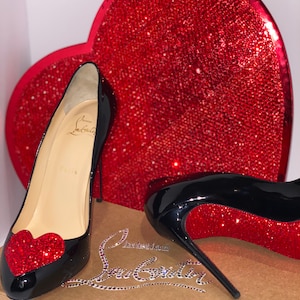 Custom crystallization of your Christian Louboutin RED soles image 4