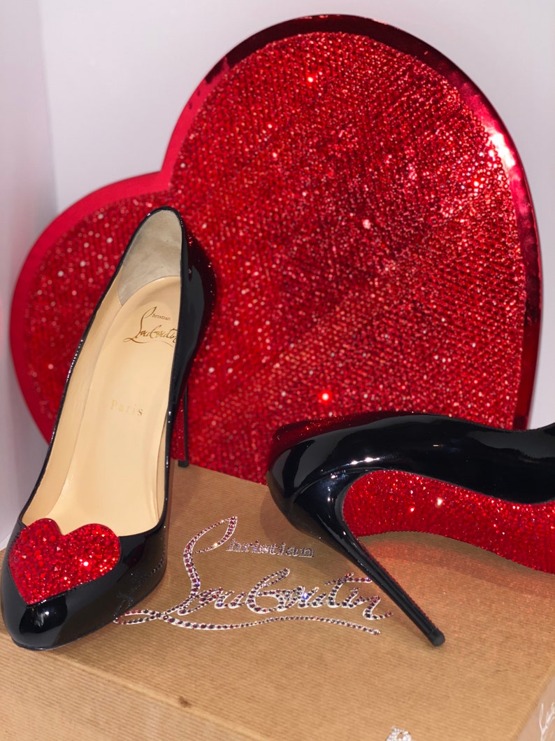 Custom crystallization of your Christian Louboutin RED soles image 4