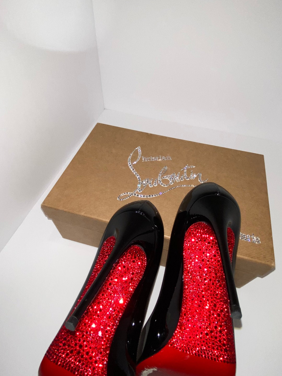 Custom Crystallization of Your Christian Louboutin RED Soles -  Israel