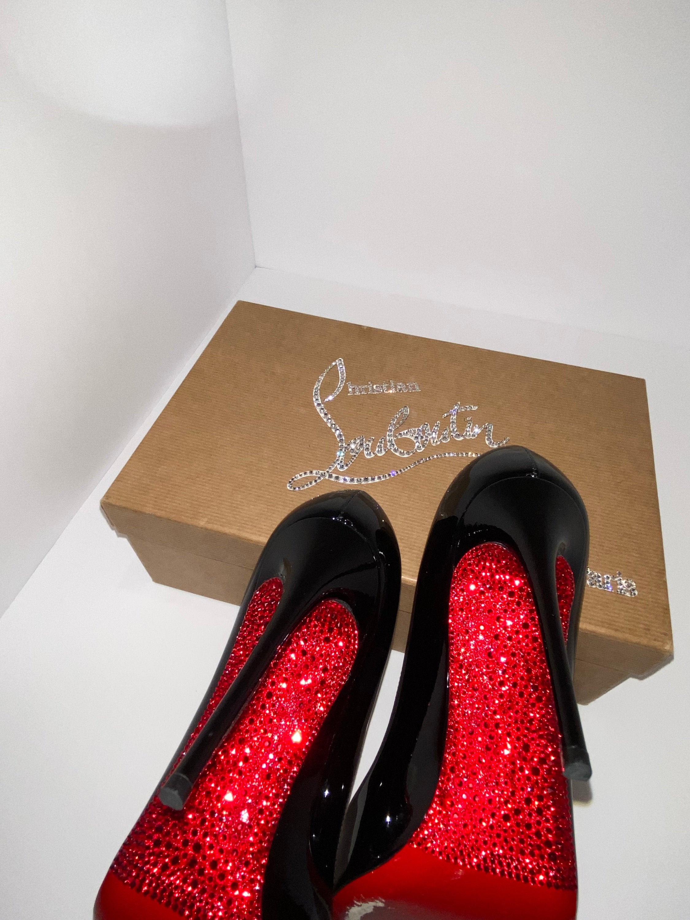 Custom Crystallization of Your Christian RED Soles - Etsy