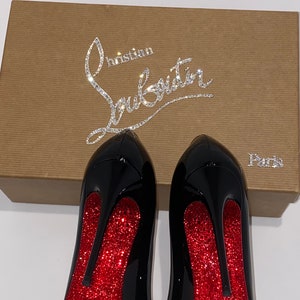 Custom crystallization of your Christian Louboutin RED soles image 2