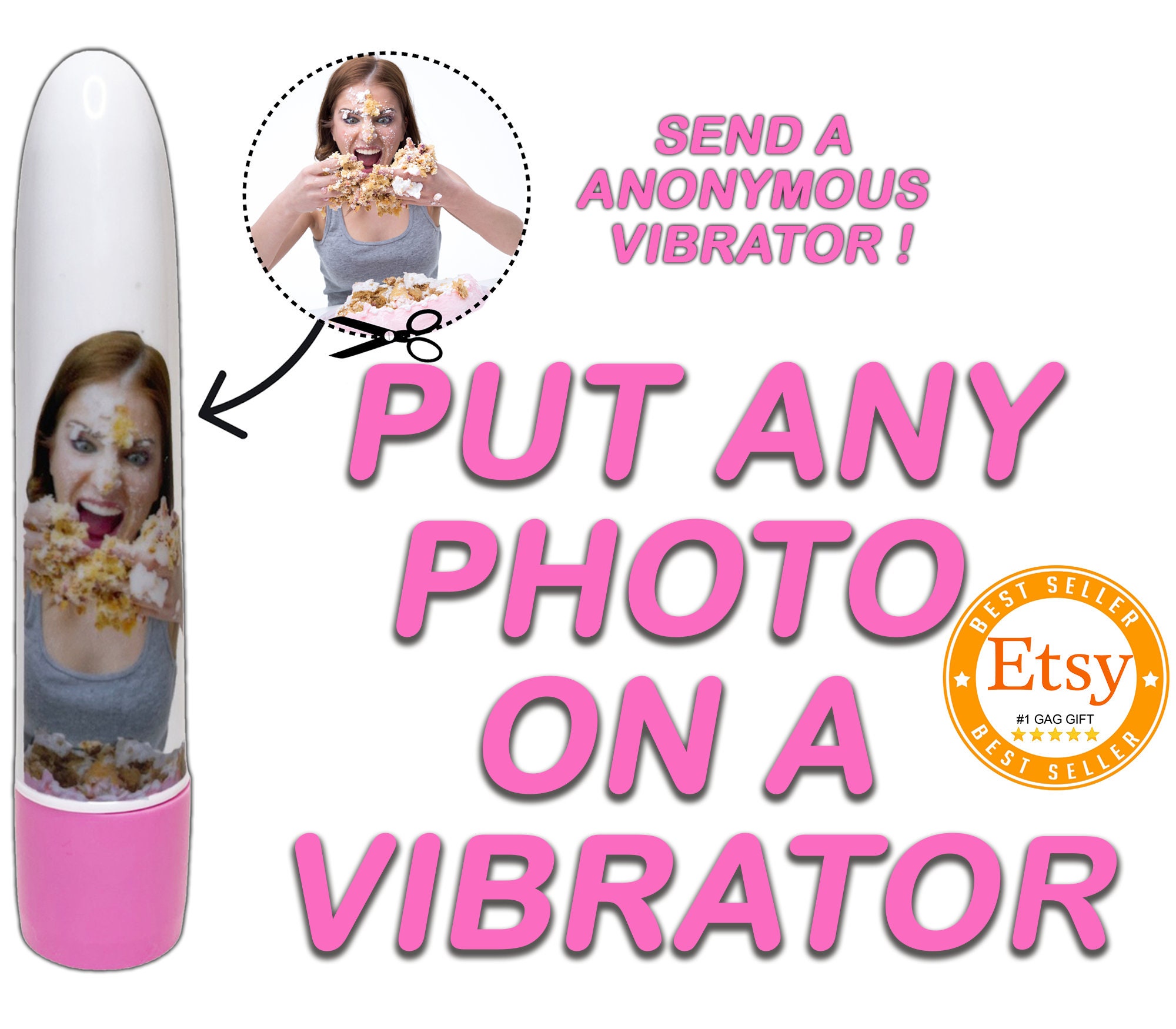 GAG GIFT Send someone a anonymous vibrator personalized with Etsy