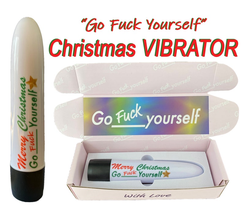 Christmas Card VIBRATOR /gag gift/ funny xmas gift /anonymous Etsy