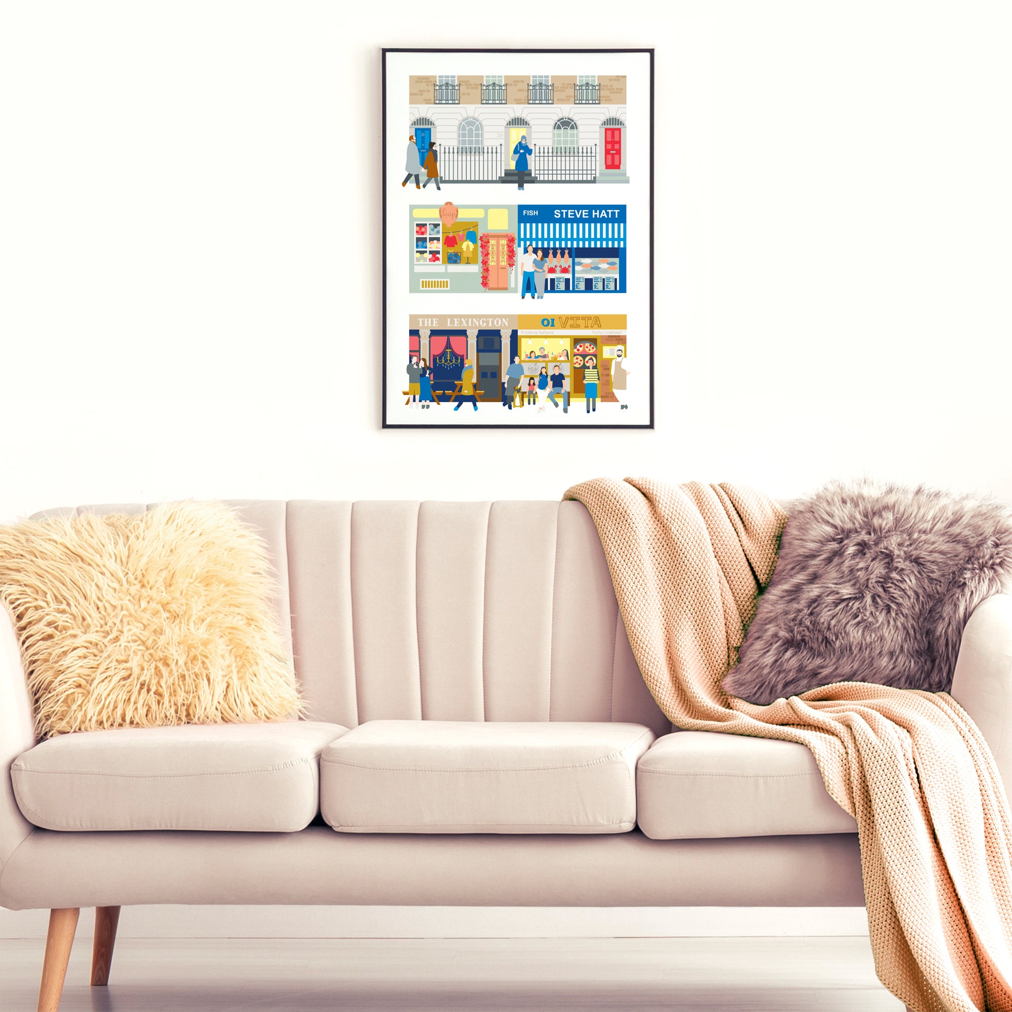 Islington London Wall Art Angel Islington Highbury Islington Etsy
