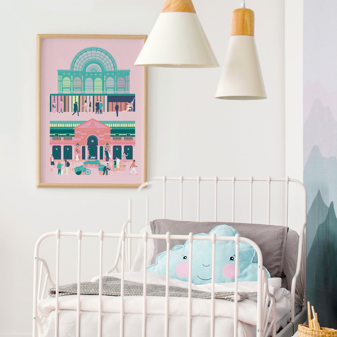 Covent Garden London Wall Art Covent Garden Print London Etsy