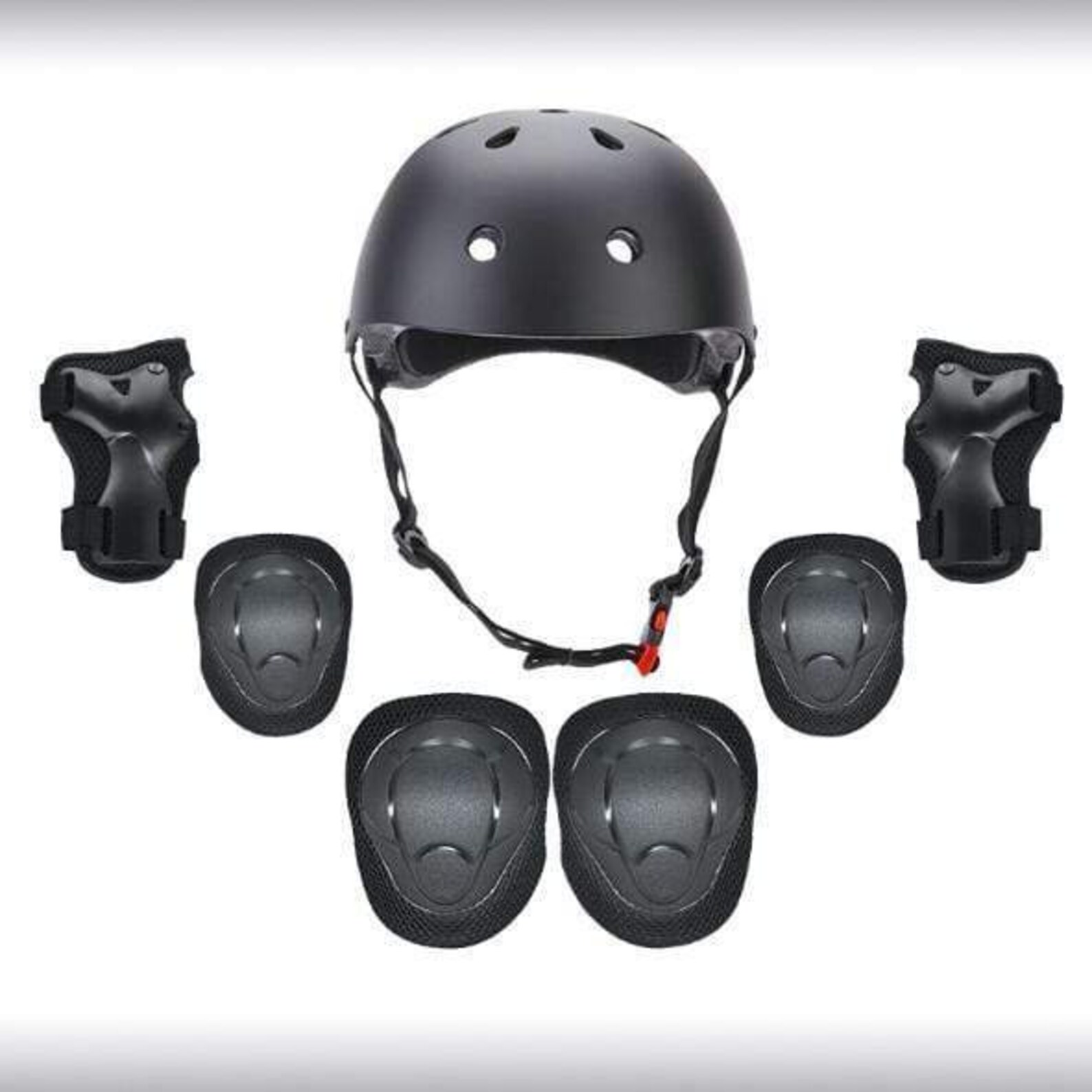 Kid's Helmet And Pads Set 7 Pcs Etsy