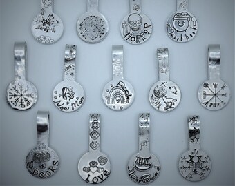 Metal Stamped Bookmark Clip
