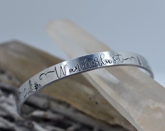 Wanderlust Aluminum Cuff