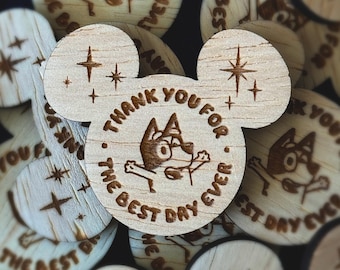 Magic Maker Bluey Tokens, Disney Cast Member Appreciation Pixie Dust Gifts
