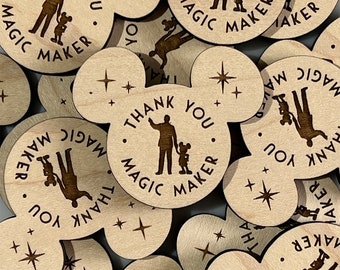 Magic Maker Mouse Tokens w/ Keychain, Disney Cast Member Appreciation Thank You Gifts